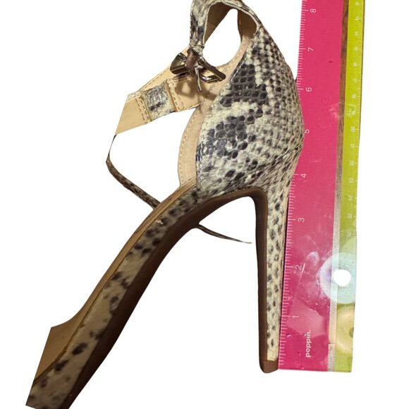Jessica Simpson Snake Print Heels Size 8 - Picture 4 of 4
